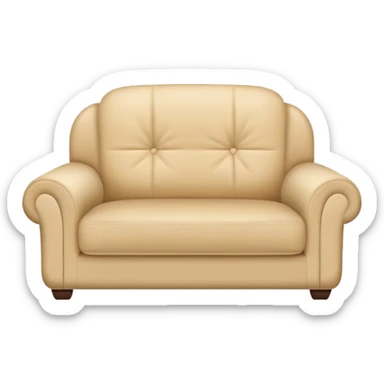 sofa for 1 person sticker