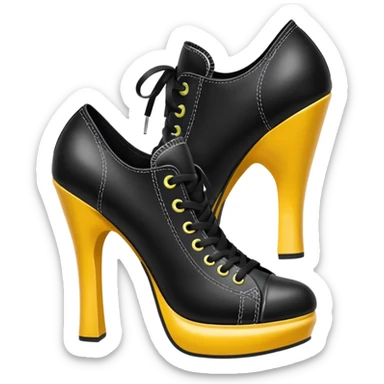 converse high heel sticker