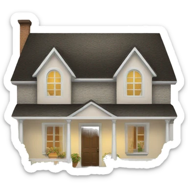 girl lives in a house sticker