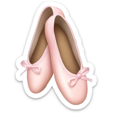 Pale pink ballet shoes sticker
