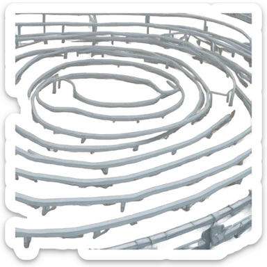 Loop de loop sticker