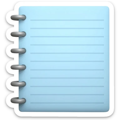 blue planner sticker