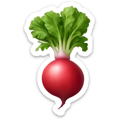 Radish sticker