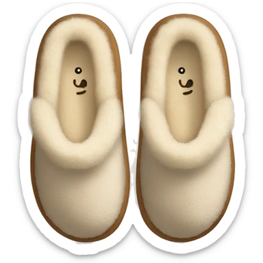 Ugg slippers sticker