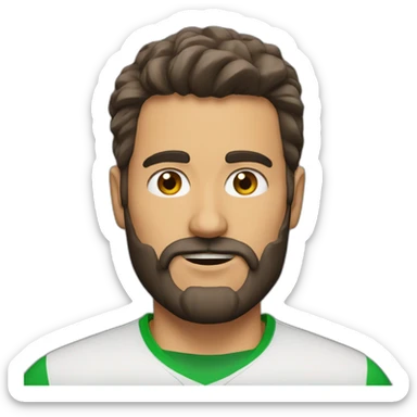 Juanjo-runner-fast-beard sticker