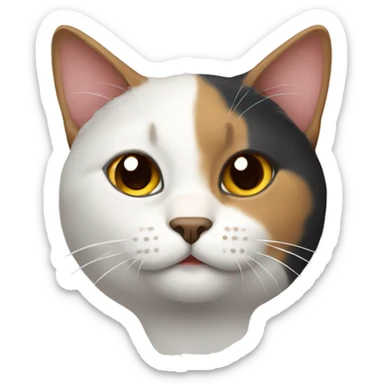 Tricolor Cat sticker