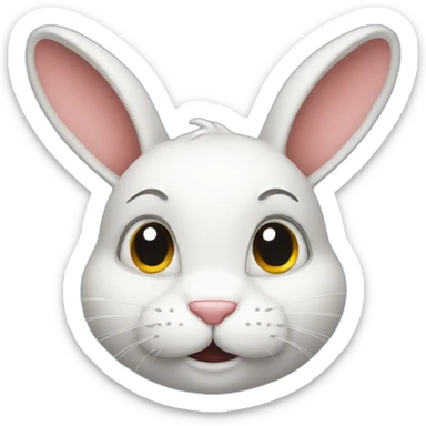 follow the white rabbit sticker