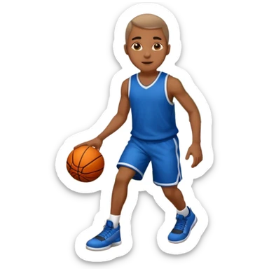 African American urban in the hood playing on school playground sticker