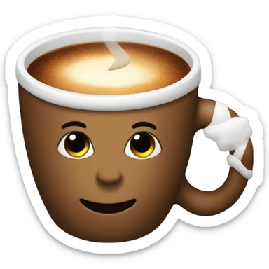 Christmas coffe cup sticker