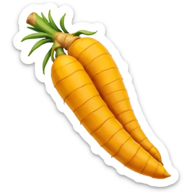 tumeric root sticker