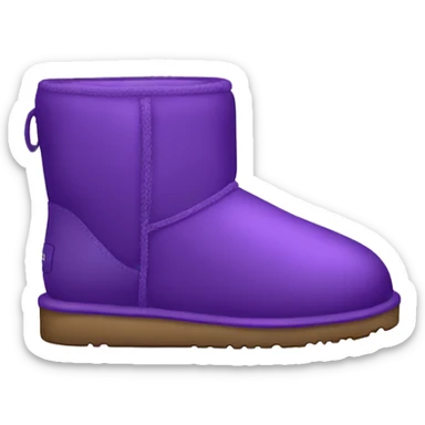 Purple Ugg boots sticker