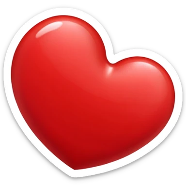 jumbo heart sticker