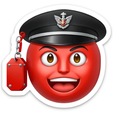 Crea l'emoji della granata fiammante dei Carabinieri Italiani sticker