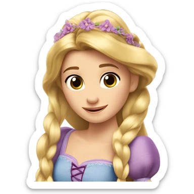 Rapunzel Disney ears ￼ sticker