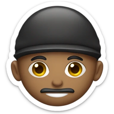 Jewish with kippa sticker