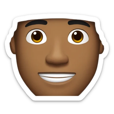 Ronaldinho Face with jersey of Football Club Barcelona sticker