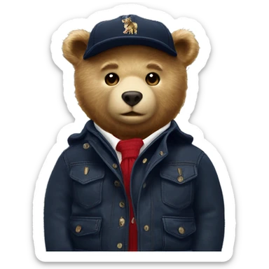 Ralph Lauren Bear  sticker