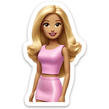 Barbie sticker