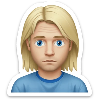 Kurt cobain sticker