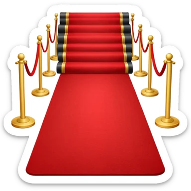 red carpet sticker