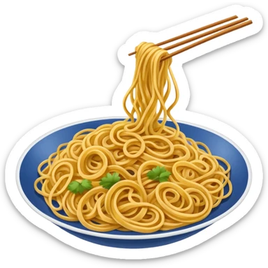 Chow mein and spaghetti  sticker