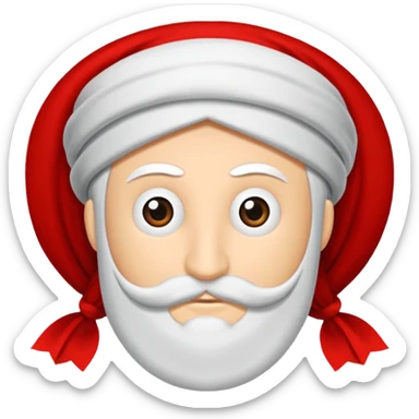 Osmanlı bayrağı üç hilal sticker