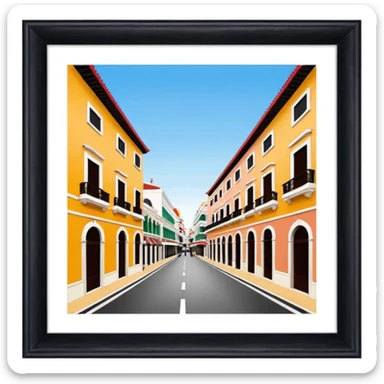 Rua de Cinco de Outubro in Macau sticker