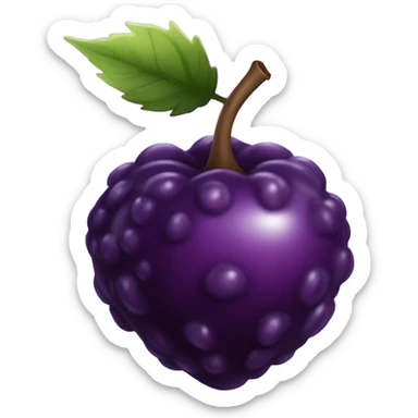 berry purple sticker