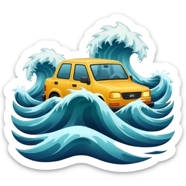 flooding  sticker