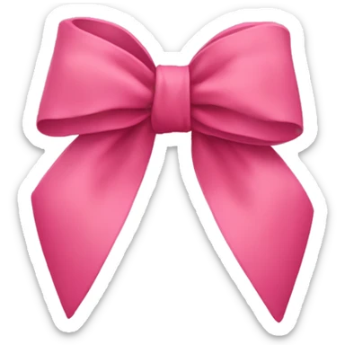 Cute bow sticker