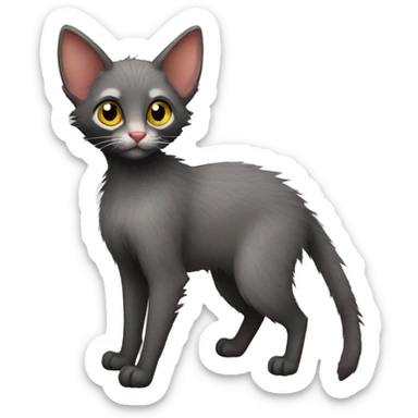 Lykoi Cat full body sticker