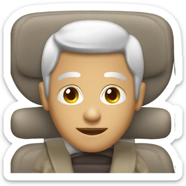 Passenger in first class sticker