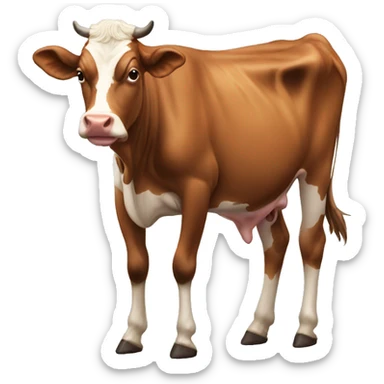 Ass cow sticker