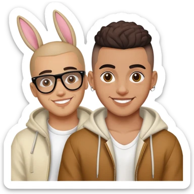 hosted bad bunny rauw alejandro sticker