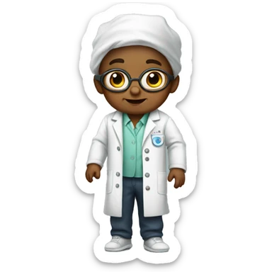 a baby scientist whose experiment failed sticker