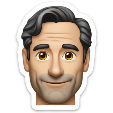 Jon hamm sticker