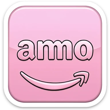 amazon prime video aesthetic logo in pastel pink sticker