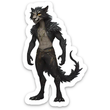 Cool Edgy Modern Vernid species by LiLaiRa full body sticker