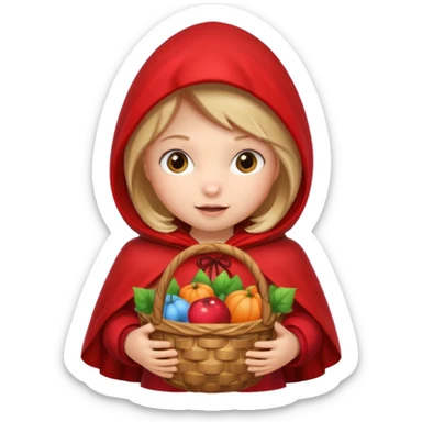 Little red riding Hood sticker