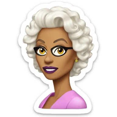 Rupaul sticker