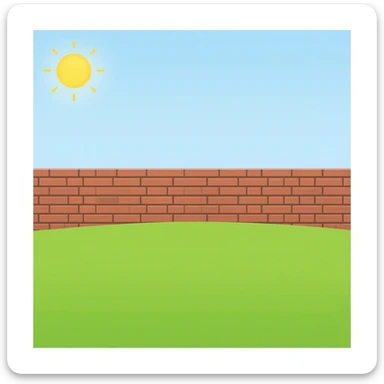 brick wall sticker