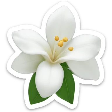 jasmine flower sticker