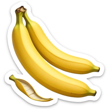 banana peel on floor sticker