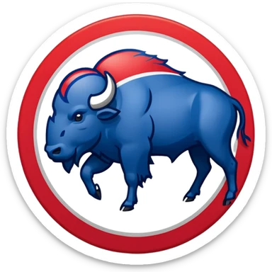 Buffalo bills logo sticker