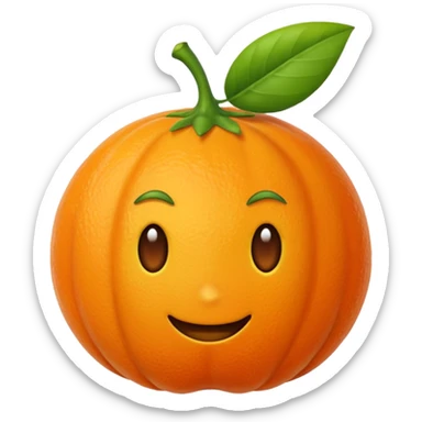 Guaxinim laranja sticker