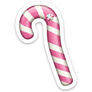 PINK CANDY CANE sticker