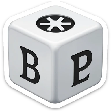 create a dice with der die das written on each visible side sticker