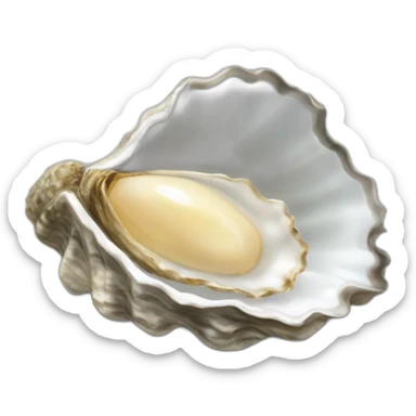 Christmas oyster sticker