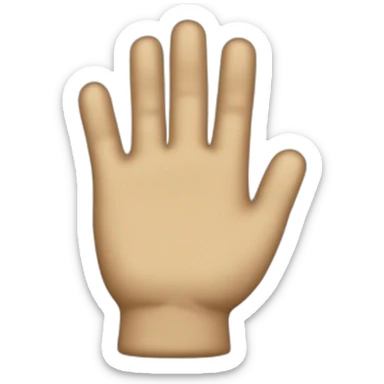 Revers de la main sticker