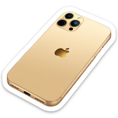iPhone 16 pro gold  sticker